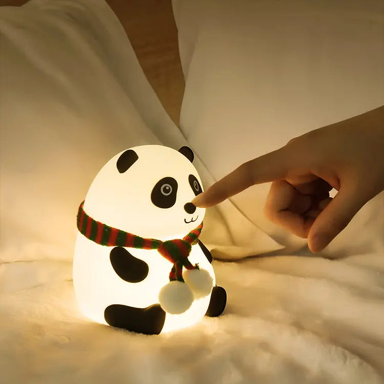 Panda Light Lamp - Rechargeable Silicone - Night Lamp - 7 Colours