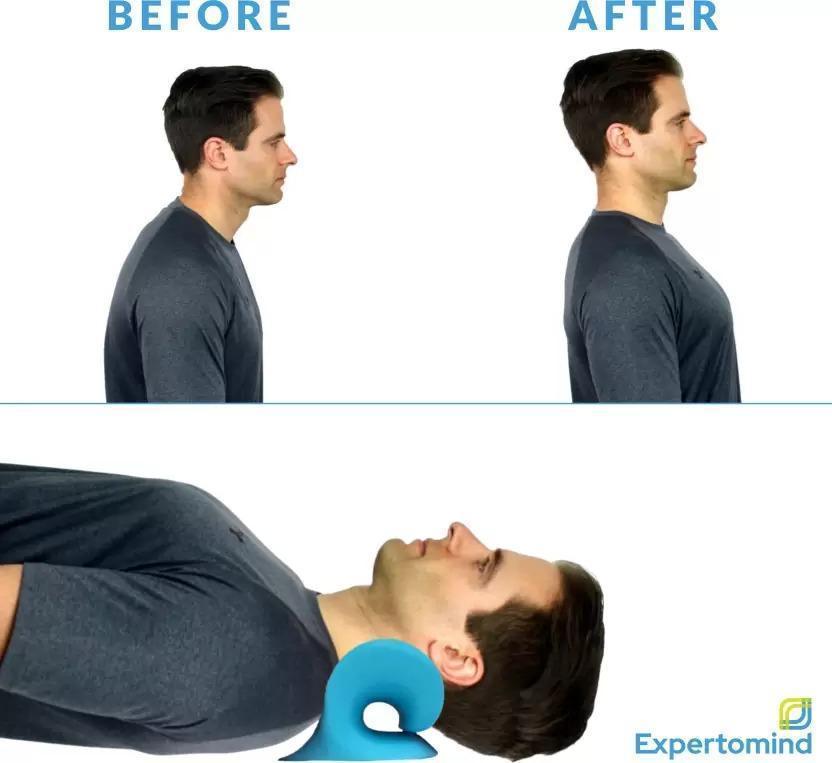Expertomind Neck Relaxer | Cervical Pillow | Neck & Shoulder Support for Pain Relief