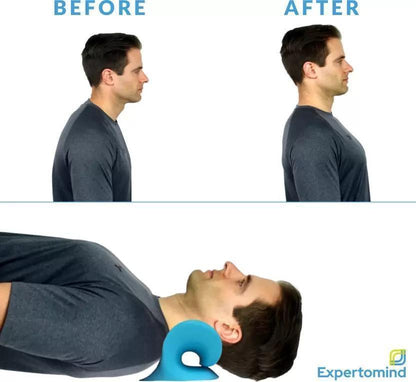 Expertomind Neck Relaxer | Cervical Pillow | Neck & Shoulder Support for Pain Relief
