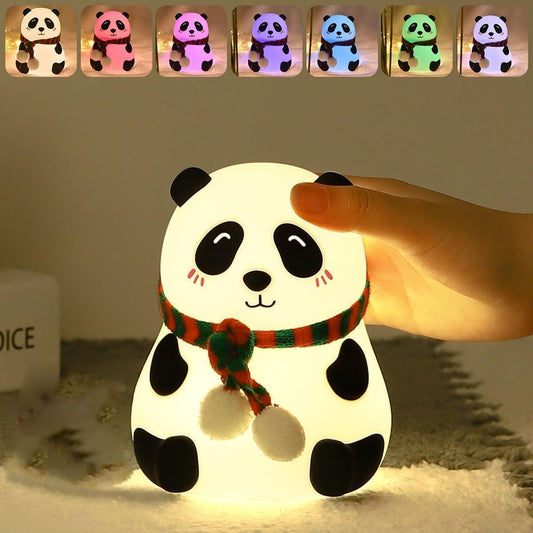 Panda Light Lamp -  Rechargeable Silicone - Night Lamp - 7 Colours