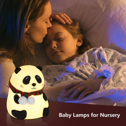 Panda Light Lamp -  Rechargeable Silicone - Night Lamp - 7 Colours
