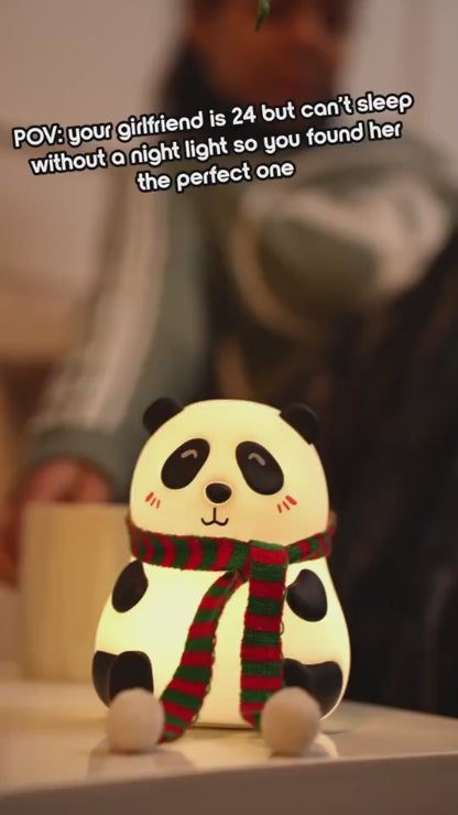 Panda Light Lamp -  Rechargeable Silicone - Night Lamp - 7 Colours